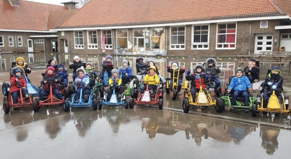 Photo de groupe en cuistax